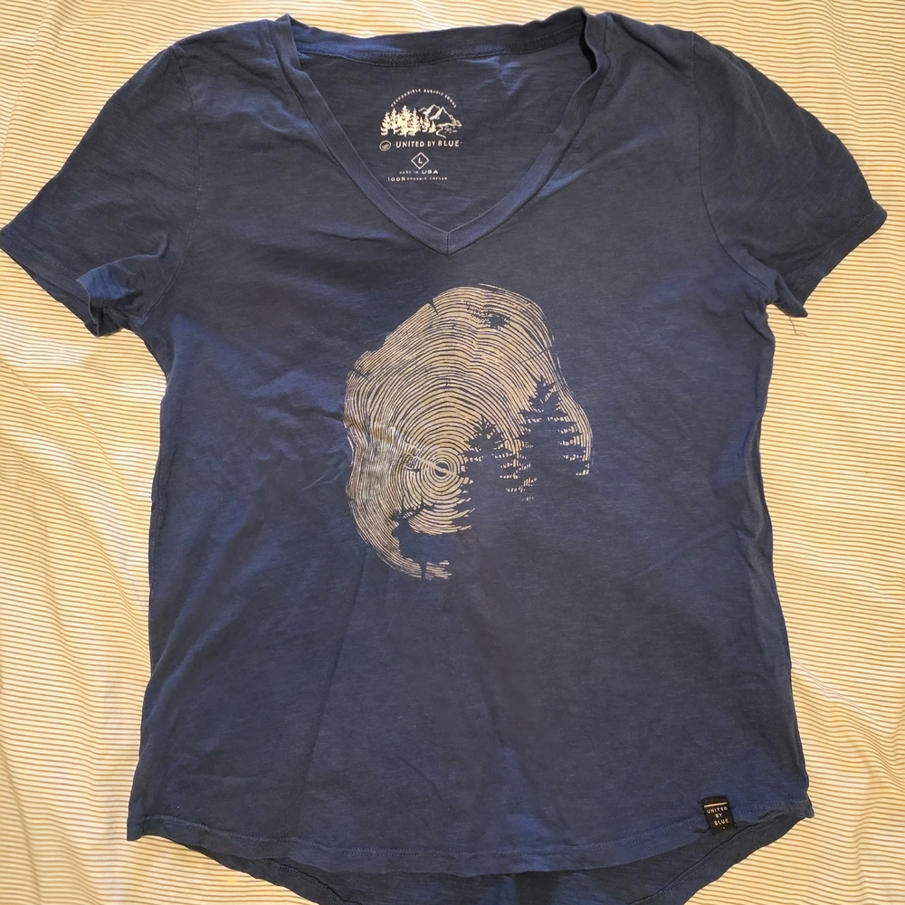 United By Blue Midnight Blue Scenic Tee